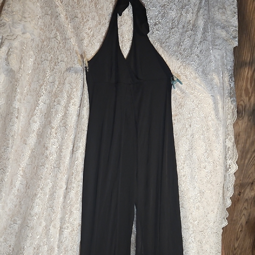 Elegant Black Halter Jumpsuit